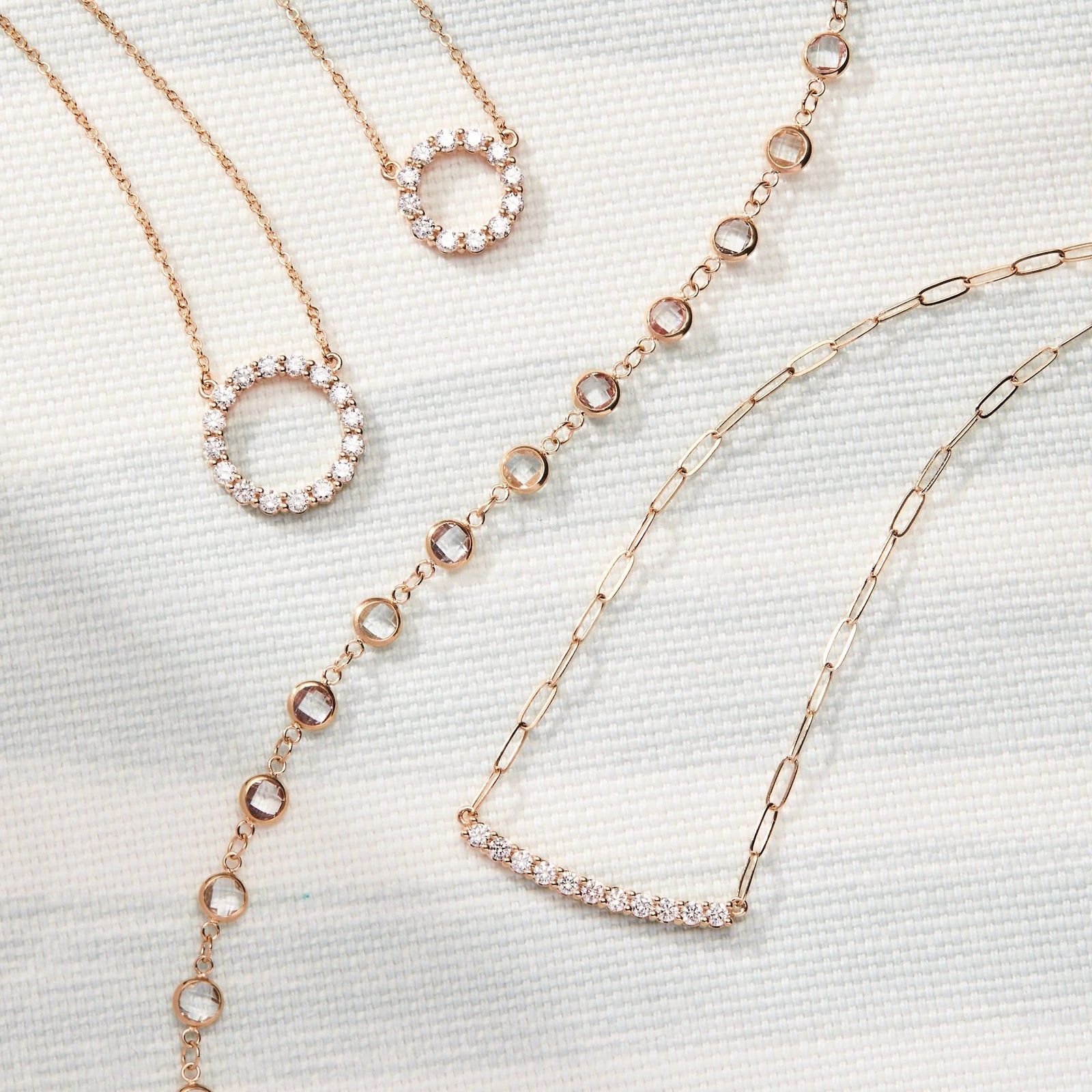 Rosecliff Bar Adelaide Mini Necklace in 14k Gold