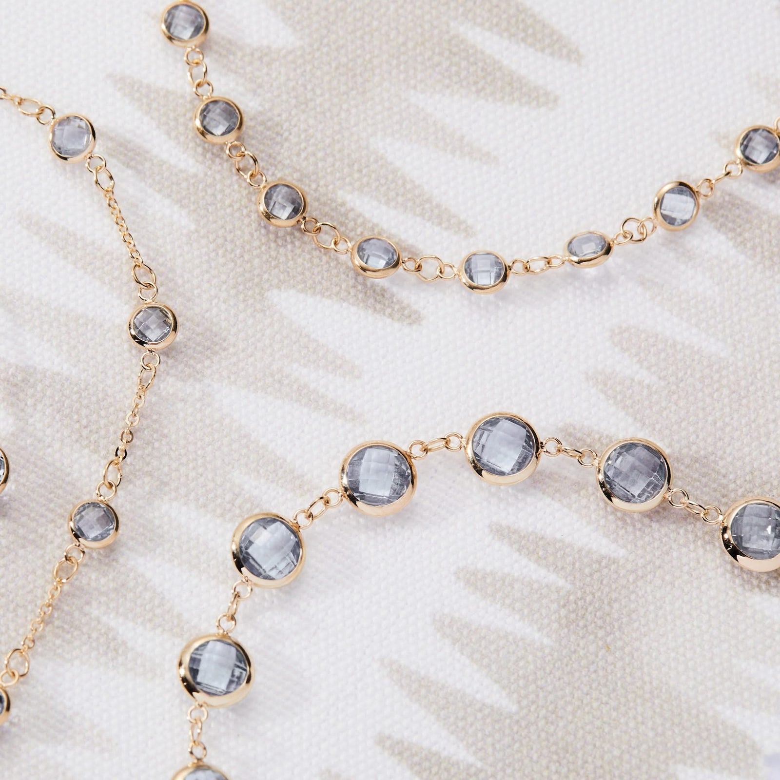 Newport Grand Aquamarine Bracelet in 14k Gold (March)