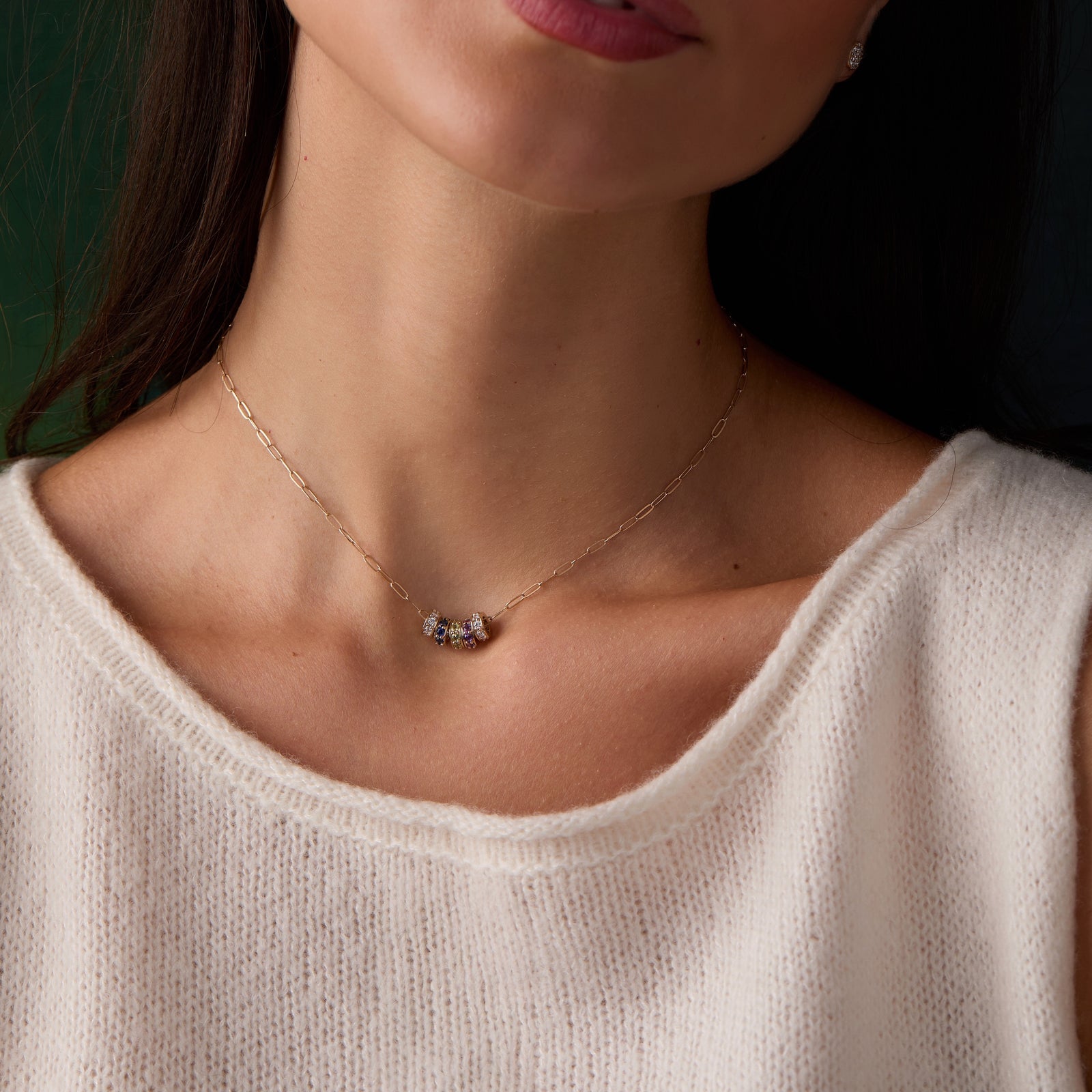 Rosecliff Birthstone Bead in 14k Gold