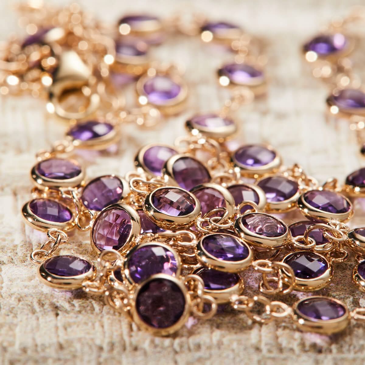 Newport Birthstone Necklace in 14k Gold