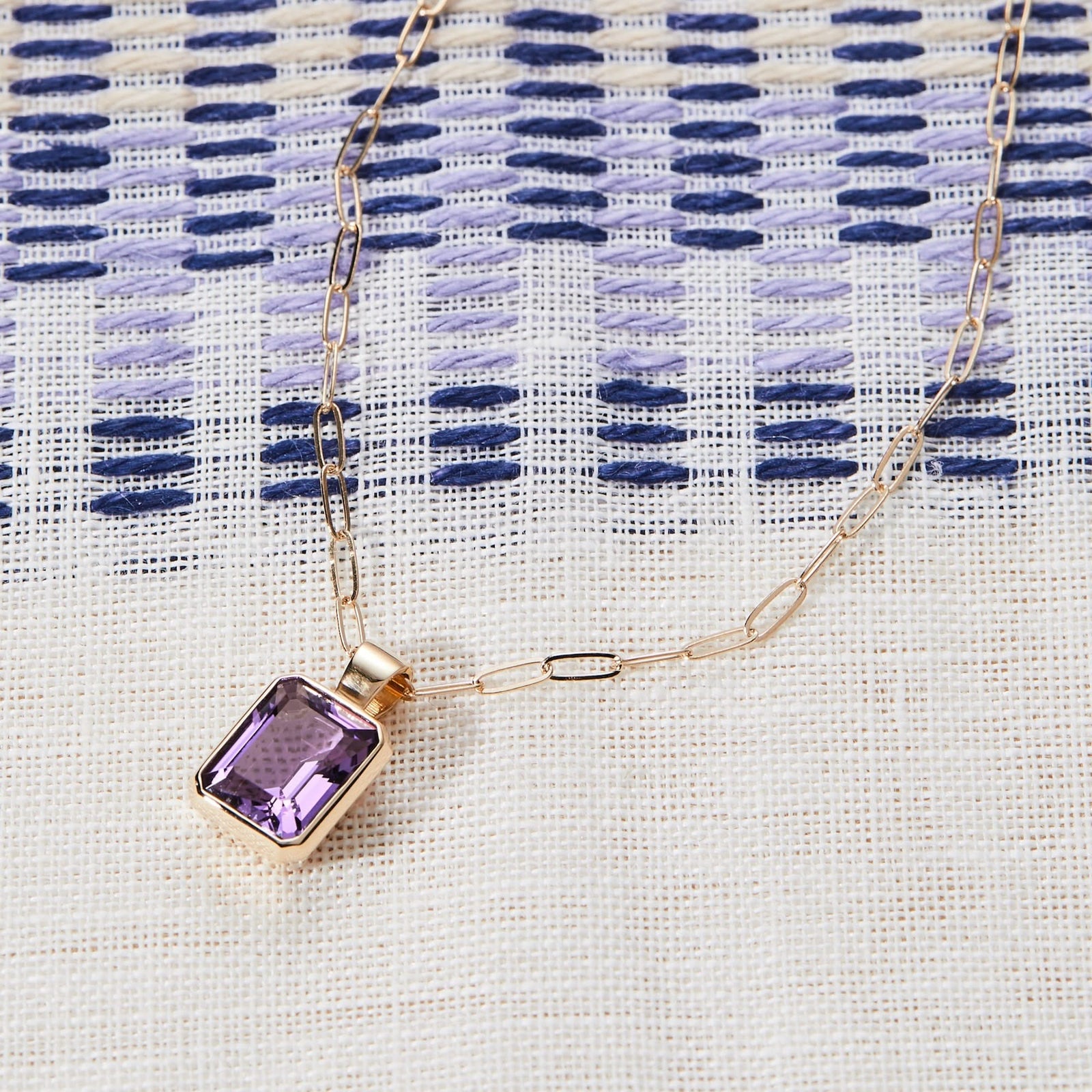 Warren Birthstone Pendant in 14k Gold