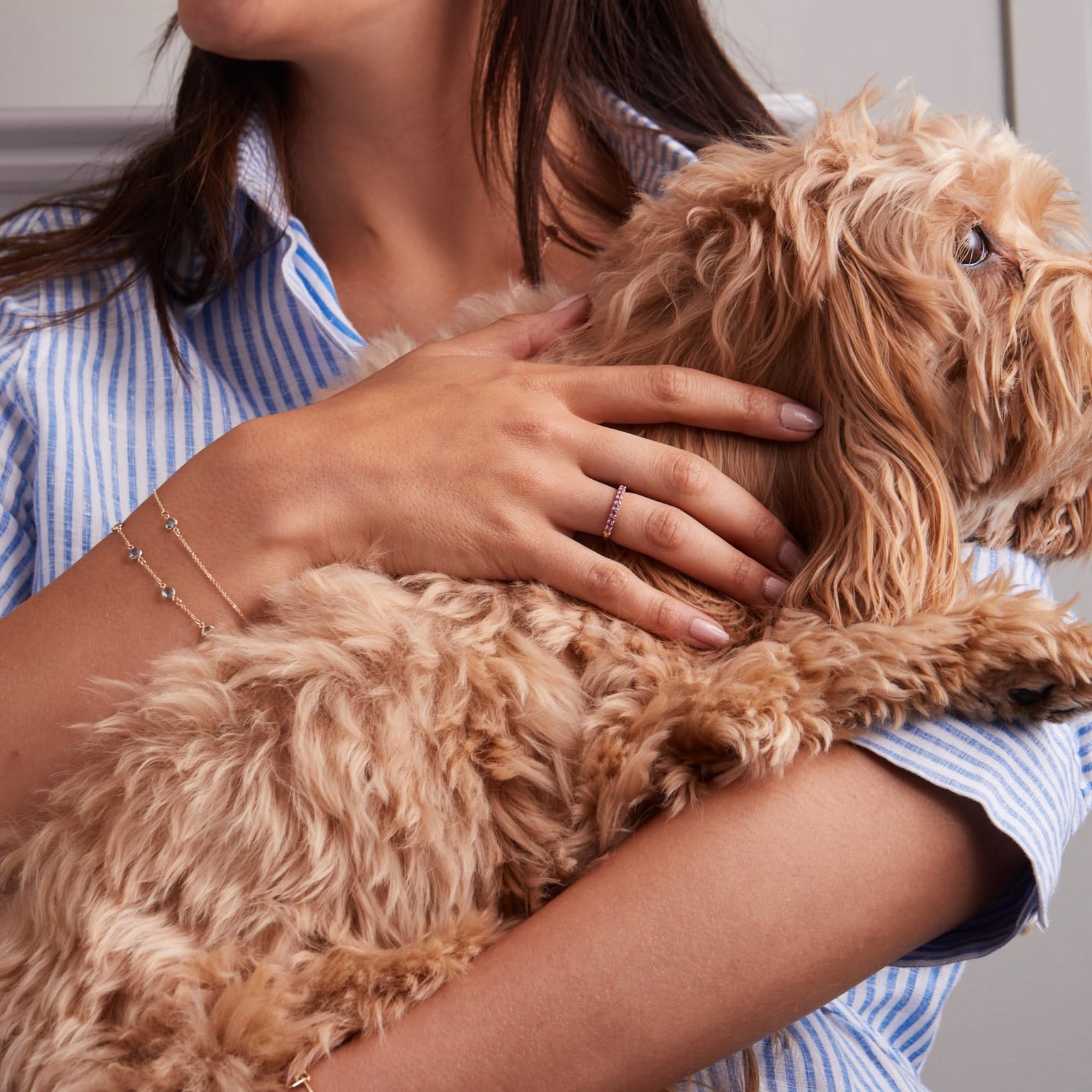 Petite 1 Birthstone Bracelet in 14k Gold