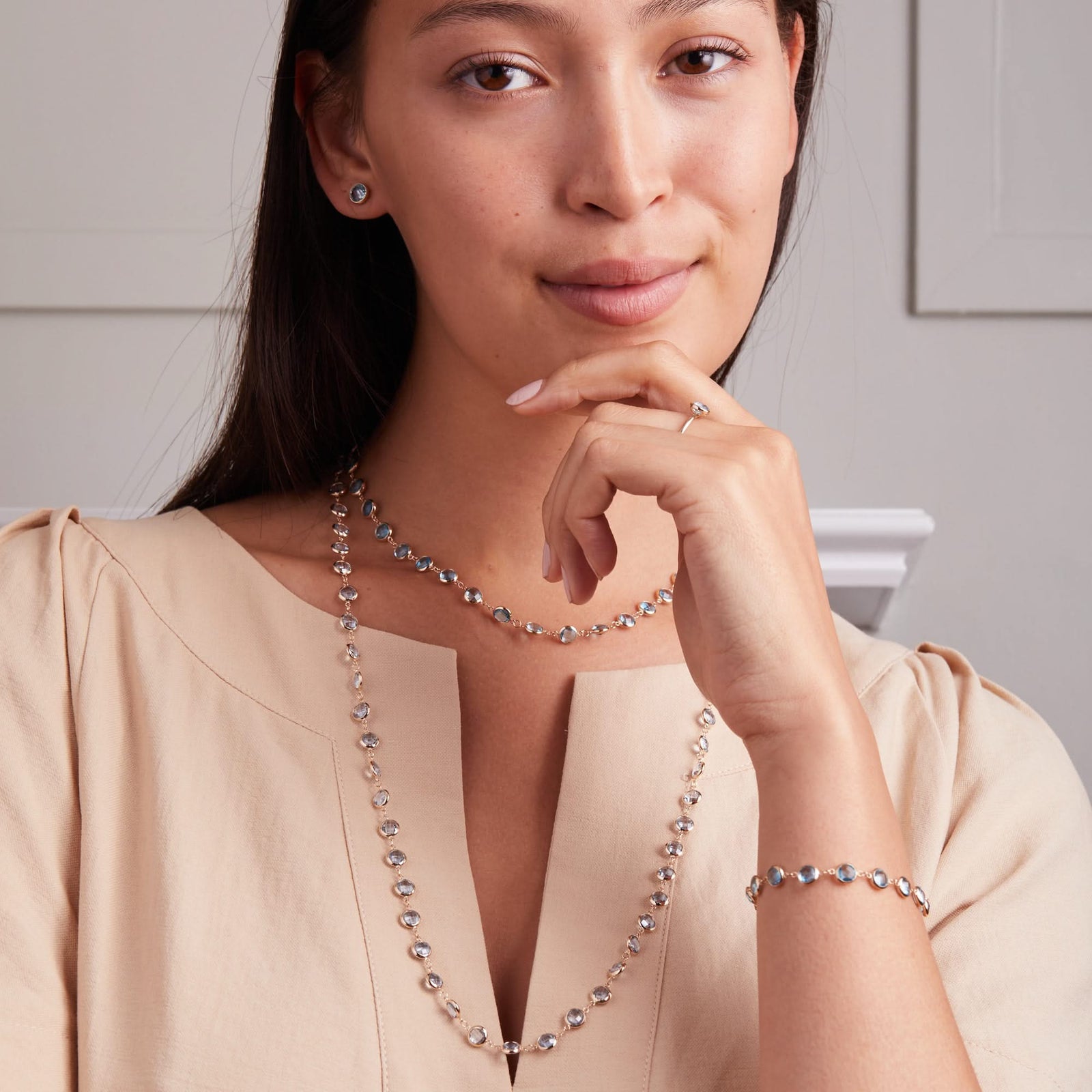 Newport Grand Necklace in 14k Gold