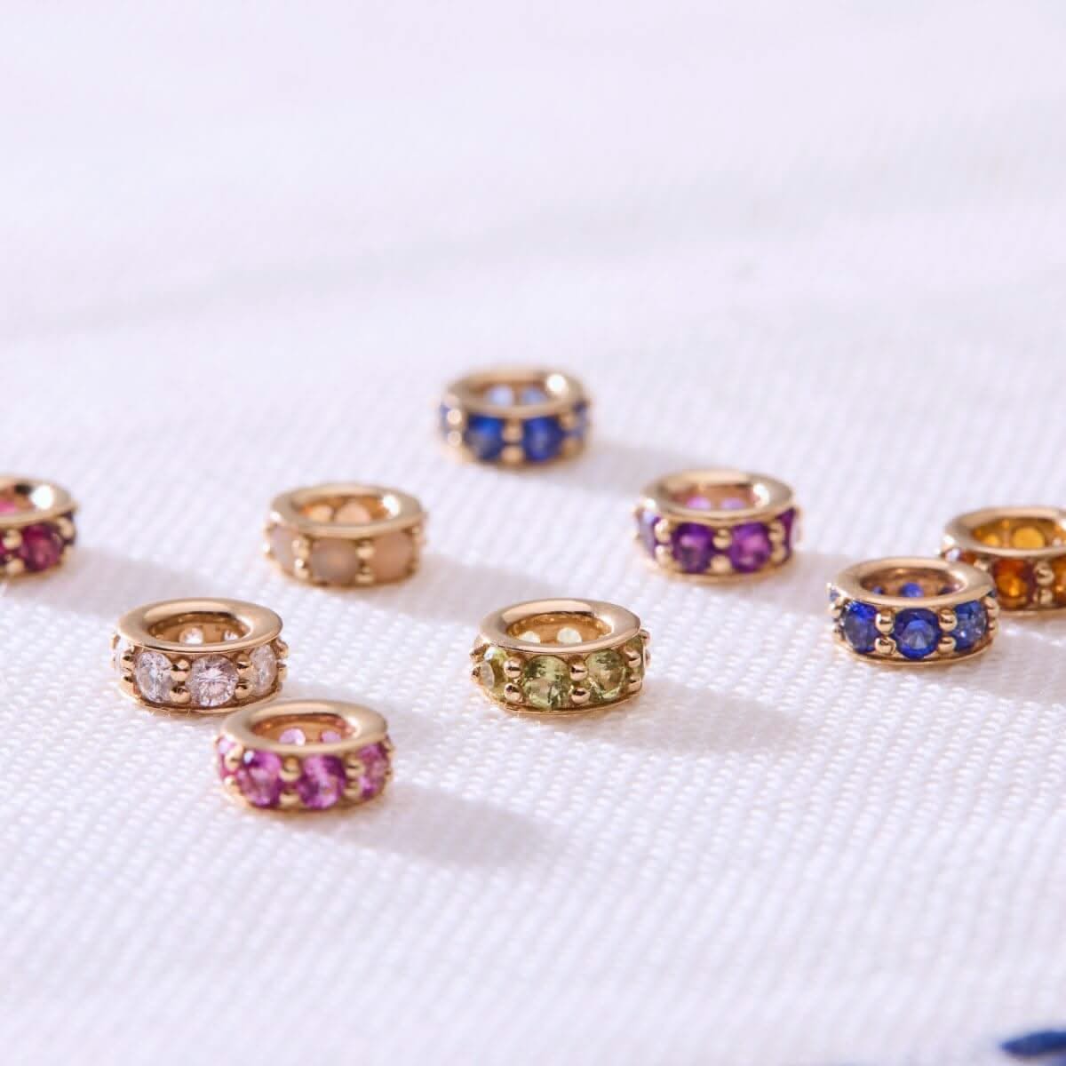 Rosecliff Birthstone Bead in 14k Gold