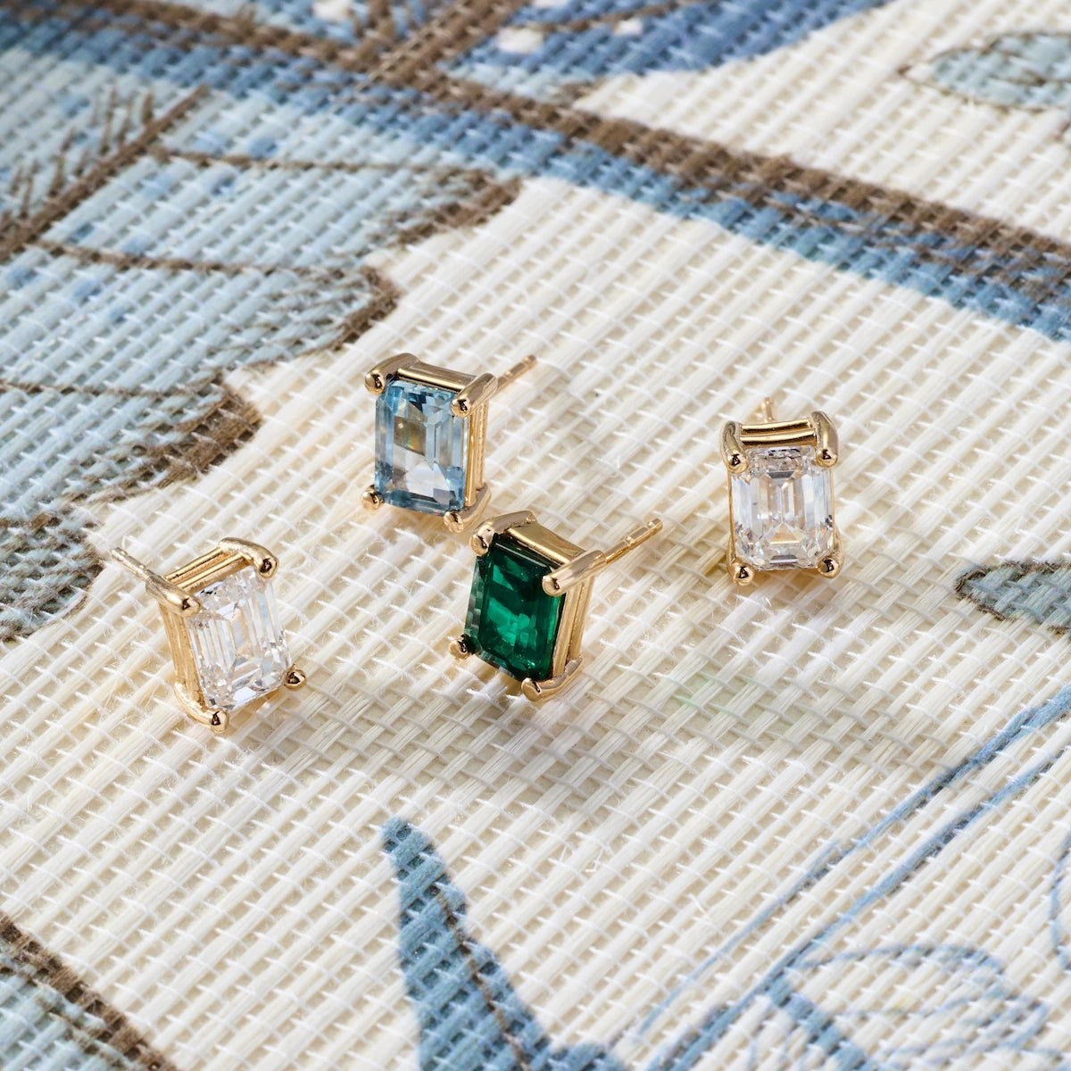 Warren Birthstone Stud Earrings in 14k Gold