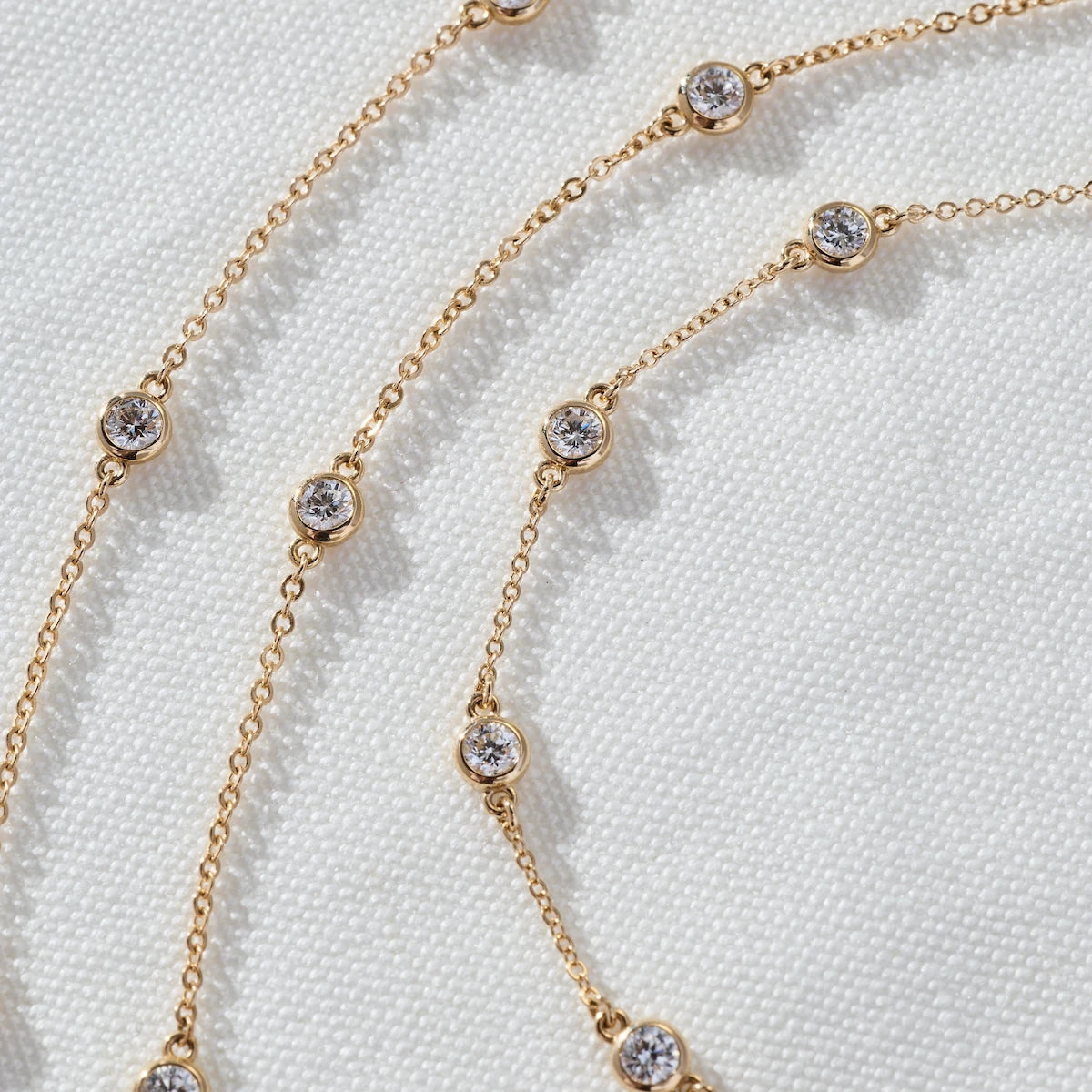 Bayberry Luxe 7 Diamond Bracelet in 14k Gold (April)