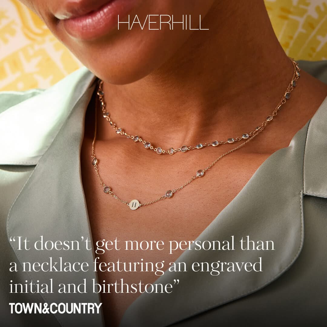 Newport Birthstone Necklace in 14k Gold