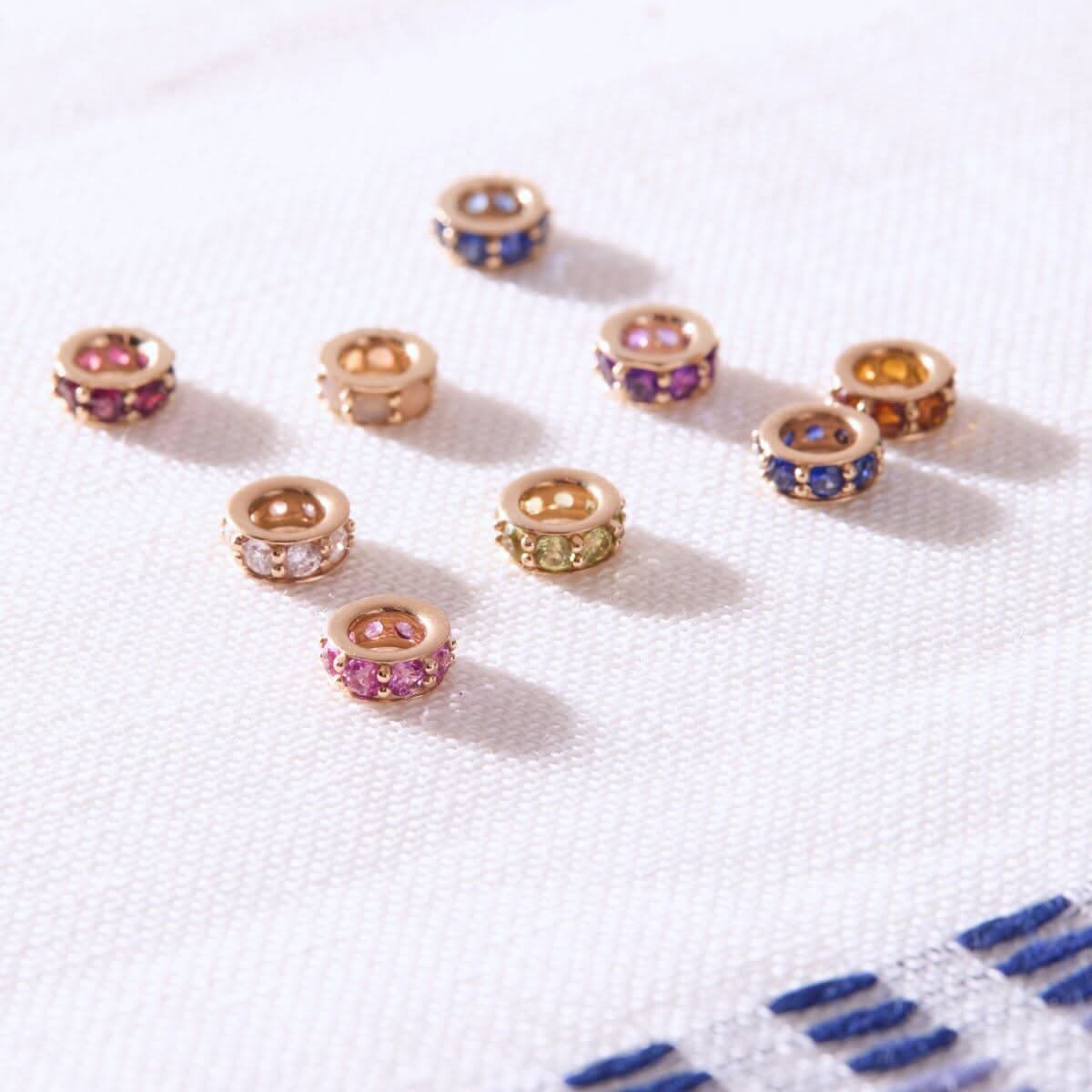 Rosecliff Birthstone Bead in 14k Gold