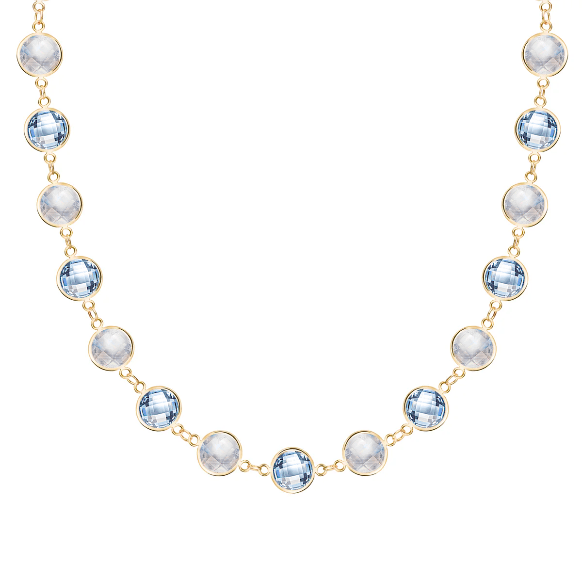 The Vault: Newport Grand Santorini Necklace, Yellow Gold Size Medium