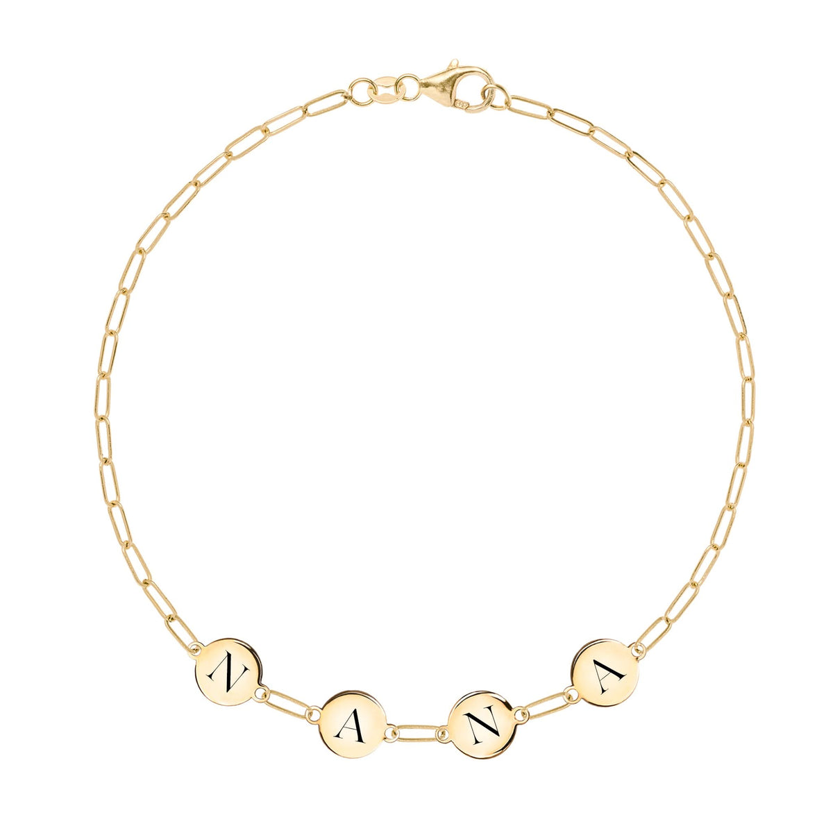 NANA Bracelet on Adelaide Mini in 14k Gold