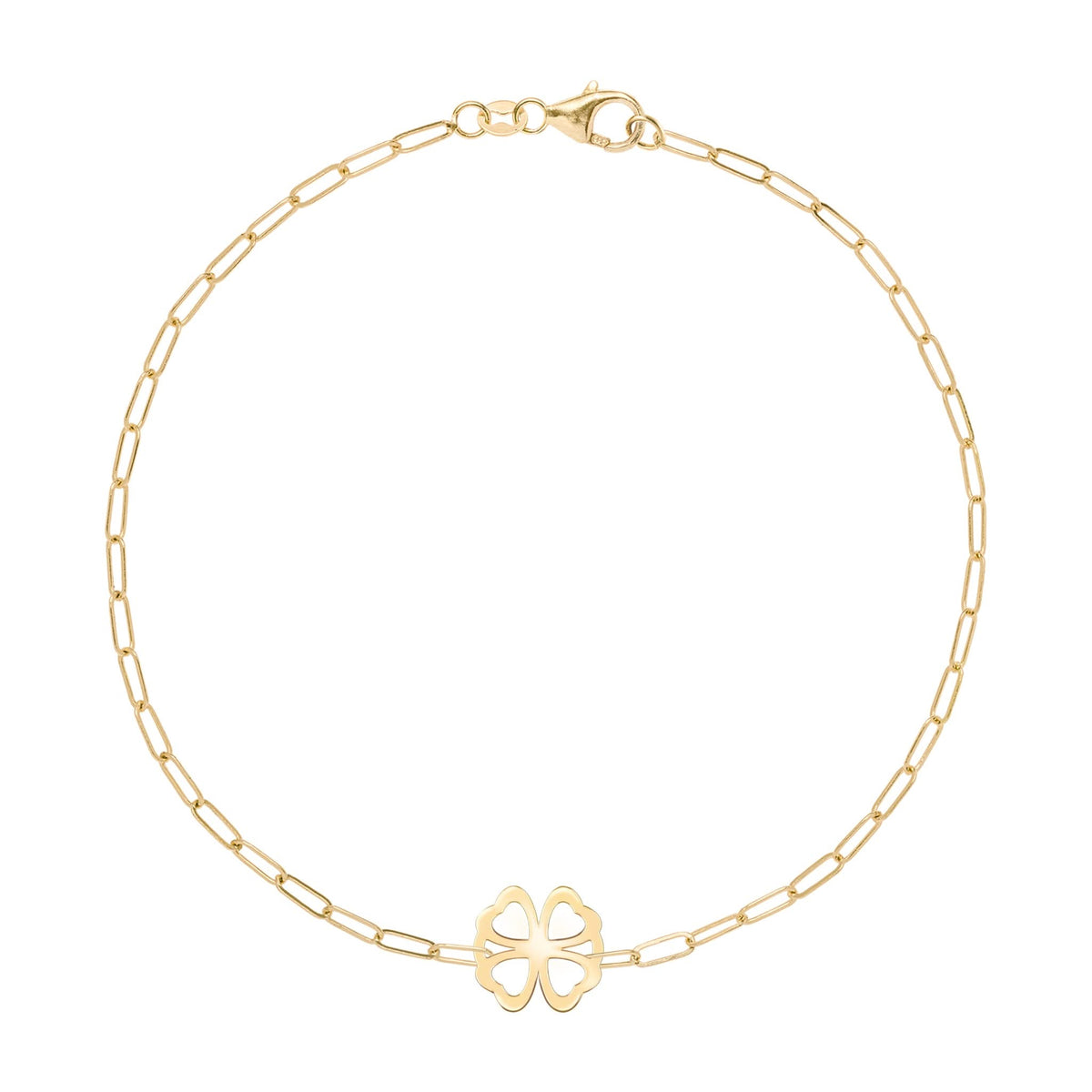Clover Adelaide Mini Bracelet in 14k Gold