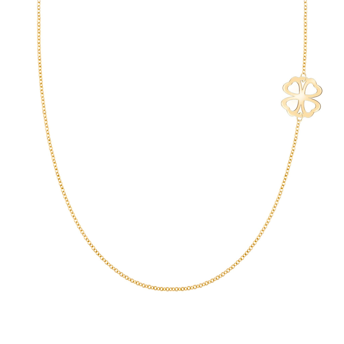 Clover Necklace in 14k Gold