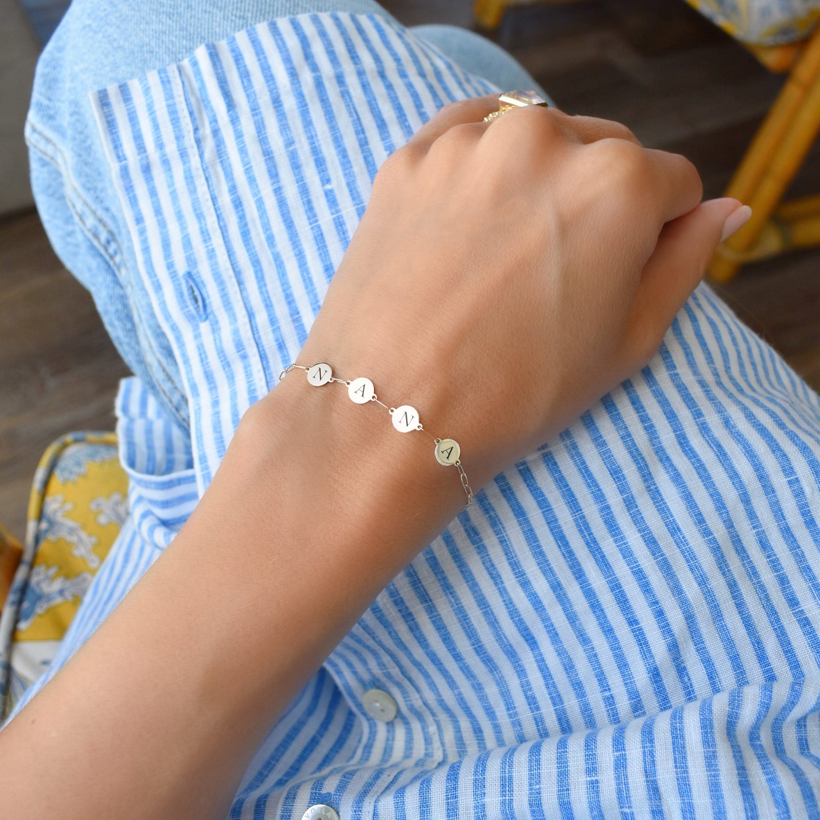 NANA Bracelet on Adelaide Mini in 14k Gold