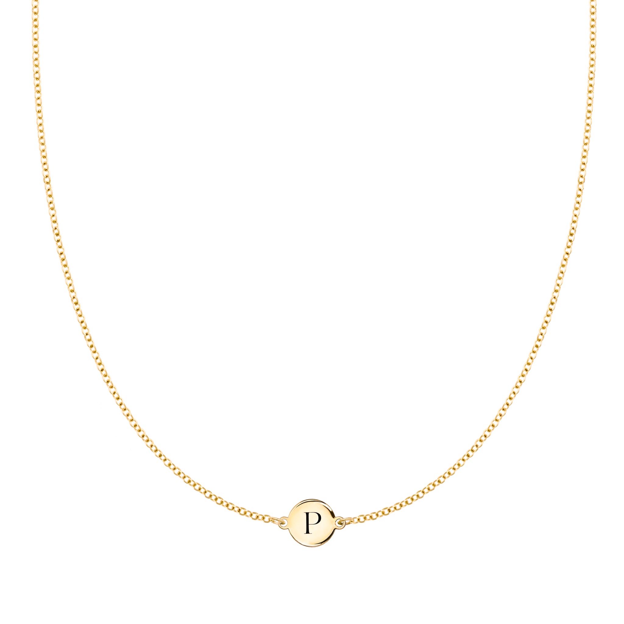 14K hotsell Yellow Gold Initial P