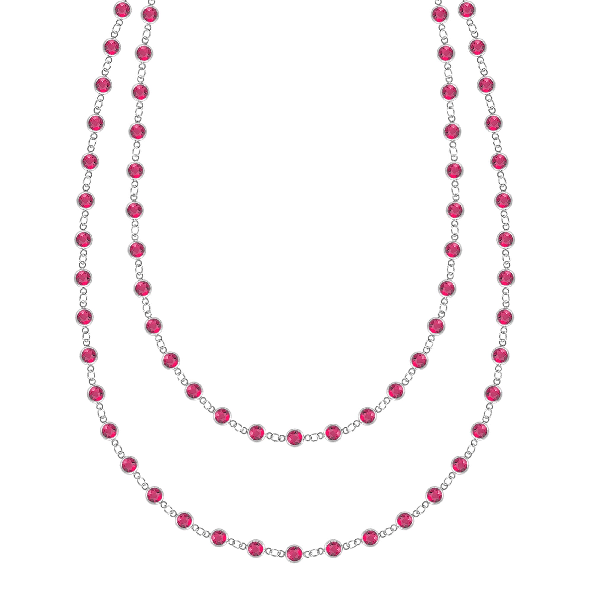 SALE! Bomb Party Necklace July 2022 LC Ruby Corundum Rose Gold Plated