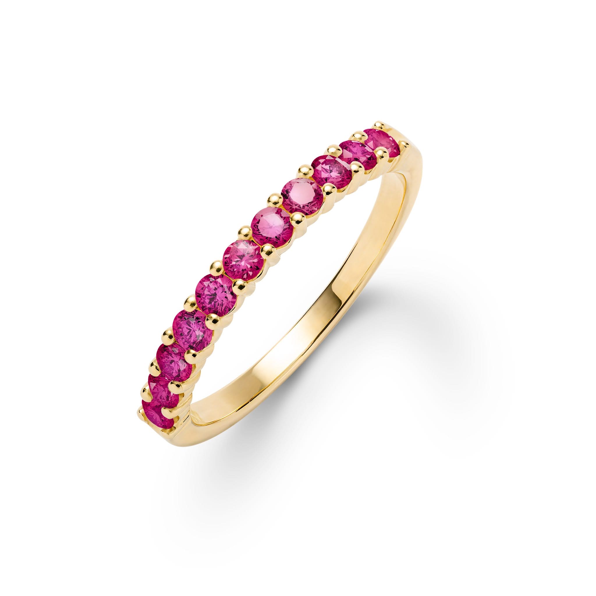 Rosecliff Ruby Stackable Ring in 14k Gold (July)1