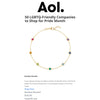 Aol. 50 LGBTQ-Friendly Companies to Shop for Pride Month