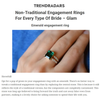 TRENDRADARS: Non-Traditional Engagement Rings for Every Type of Bride - Glam
