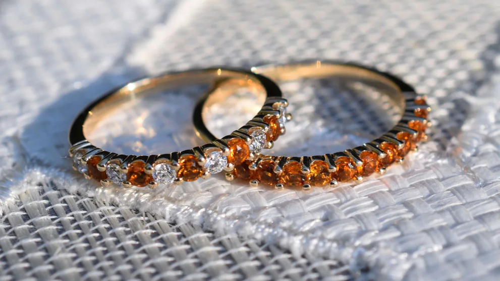 Rosecliff Citrine Stackable Ring