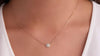 Rosecliff Diamond Mini Necklace for ladies with April birthstone