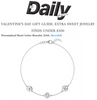 The Daily Front Row: Valentine's Day Gift Guide - Extra Sweet Jewelry Finds Under $500