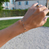Bayberry 7 Sapphire Bracelet in 14k Gold (September)