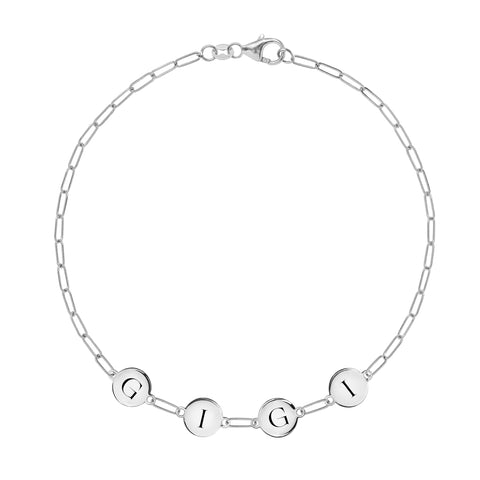 GIGI Bracelet on Adelaide Mini in 14k Gold - White Gold