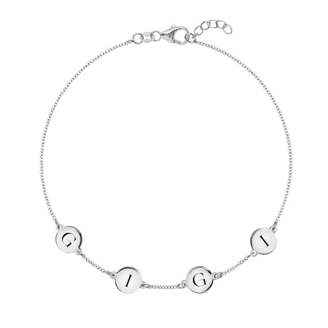 GIGI Bracelet in 14k Gold - White Gold