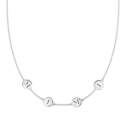 MIMI Necklace in 14k Gold - White Gold