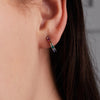 Rainbow Rosecliff Earrings in 14k Gold