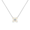 Greenwich 4 Opal & Diamond Necklace in 14k Gold (October)