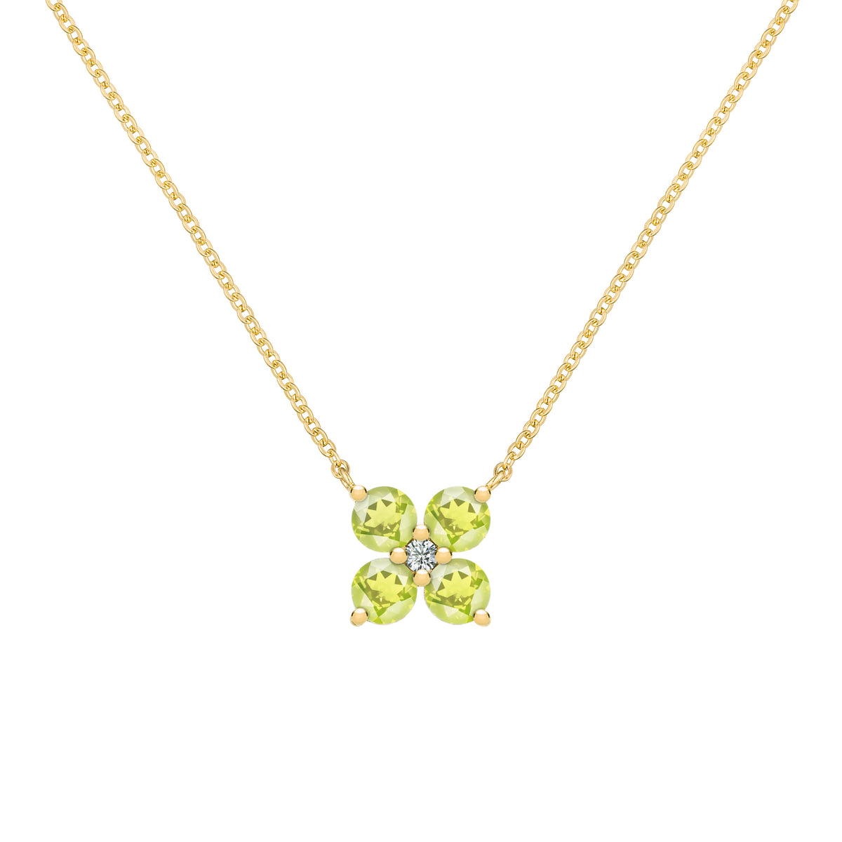 Kay Outlet Previously Owned 3-Stone Diamond Necklace 1/4 ct tw Pear-shaped  14K Yellow Gold 17