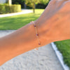 Bayberry 7 Ruby Bracelet in 14k Gold (July)