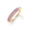 Adelaide Pavé Peony Diamond Ring in 14k Gold