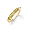 Adelaide Pavé Canary Diamond Ring in 14k Gold