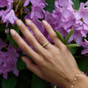 Adelaide Pavé Canary Diamond Ring in 14k Gold
