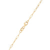 Rosecliff Diamond & Peridot Bar Adelaide Mini Necklace in 14k Gold (August)