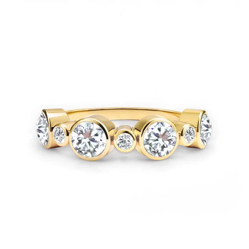 Barrington Diamond Band Ring in 14k Gold (April)