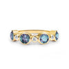 Barrington Alexandrite Band Ring with Diamonds in 14k Gold (June)