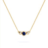 Barrington Sapphire Necklace with Diamond Side Stones (September)