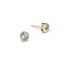 Barrington Aquamarine Stud Earrings in 14k Gold (March)