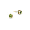 Barrington Peridot Stud Earrings in 14k Gold (August)