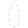 Bayberry Ruby Star of David Necklace in 14k Gold (July)