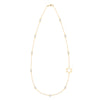 Bayberry Moonstone Star of David Necklace in 14k Gold (June)