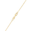 Personalized 3 Letter Necklace in 14k Gold (Single Spacing)