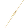 Flat Leo Pendant with Classic Chain in 14k Gold
