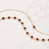 Newport Garnet Necklace in 14k Gold (January)