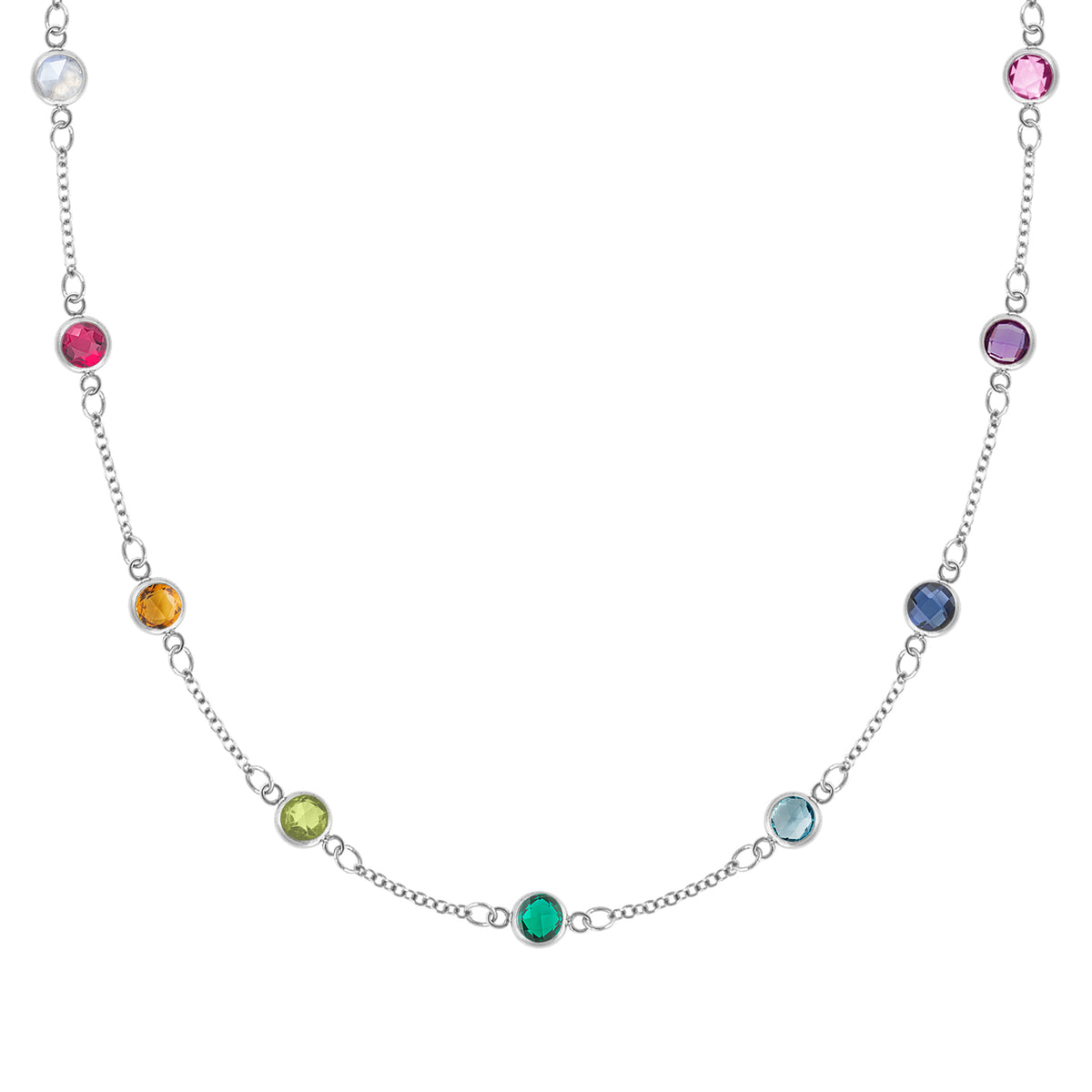 Marco Bicego 18k Yellow Gold Mixed Stones Necklace from Paradise Colle –  NAGI