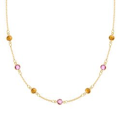 Sunset Necklace in 14k Gold