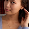 Greenwich Solitaire Opal & Diamond Earrings in 14k Gold (October)